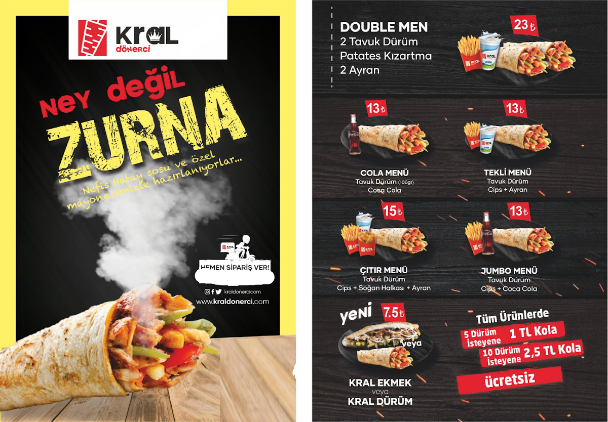 Menu Kral Dönerci Fatsa-1